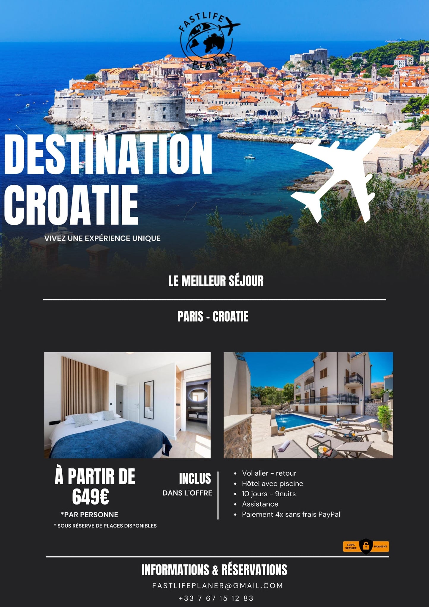Destination Croatie
